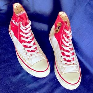 Converse Chuck Taylor, Andy Warhol Tomato Soup.  Men’s size 8
